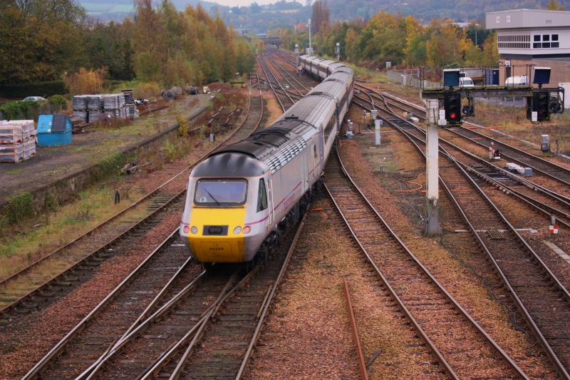 IMG_4897.JPG: 43308 on rear of diverted aberdeen-kingsX through perth. Photo of IMG_4897.JPG