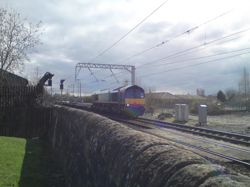 66432: 66432 passes Coatbridge Central Photo of 66432