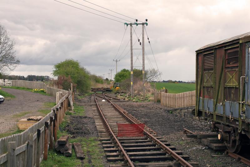 Bridge of Dun, Angus: View towards Kinnaber Junction on the preserved Caledonian Railway Photo of Bridge of Dun, Angus