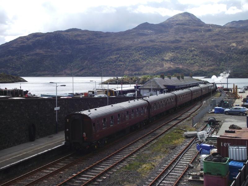 45305 at Kyle: 45305 at Kyle after arrival with 1Z34, the 06:32 Inverness - Kyle leg of the 'Great Britain V' railtour. Photo of 45305 at Kyle