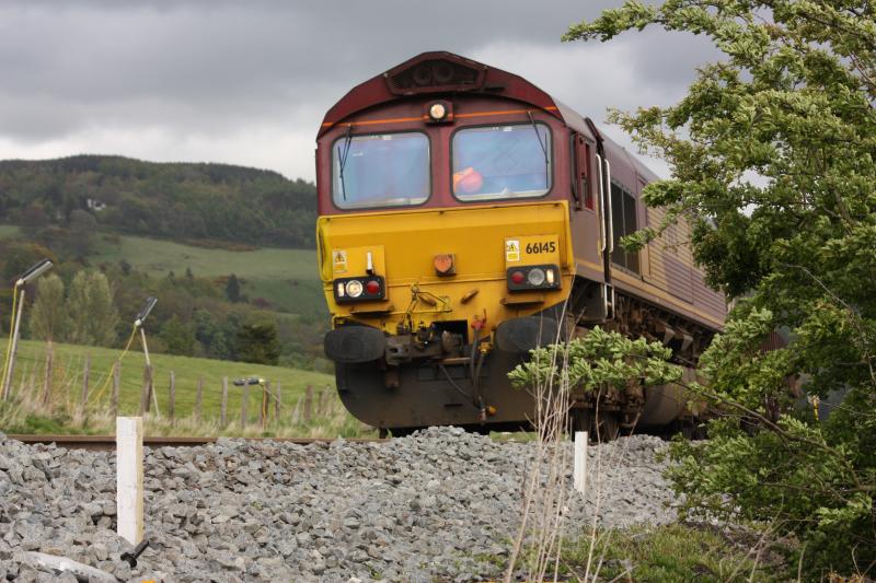 IMG_6511.JPG: 66145 on 6K16 peeks out of the bushes at walnut grove on sunday 13th may 2012. Photo of IMG_6511.JPG