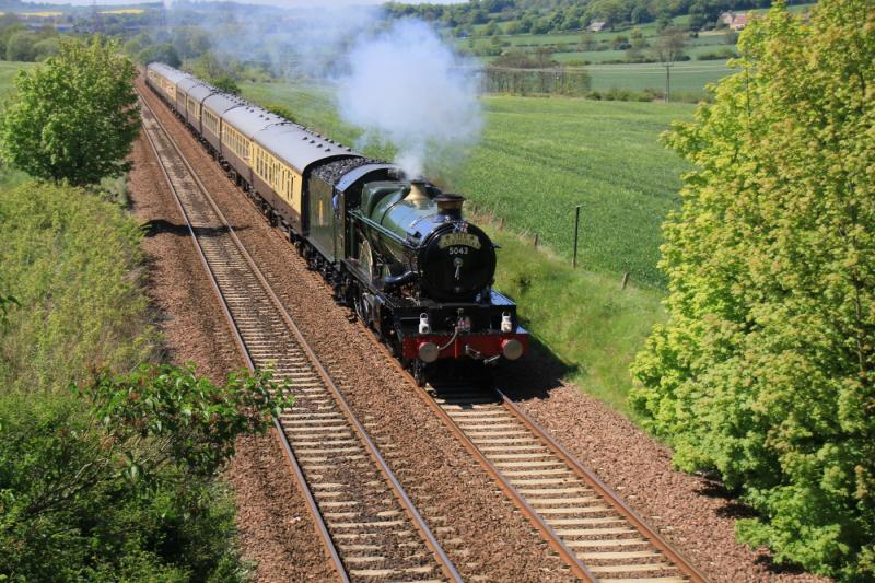 5043 approaching Dalgety Bay: 5043 on 1Z46 12.30 Linlithgow to Stirling approaching Dalgety Bay on 27/05/2012 Photo of 5043 approaching Dalgety Bay