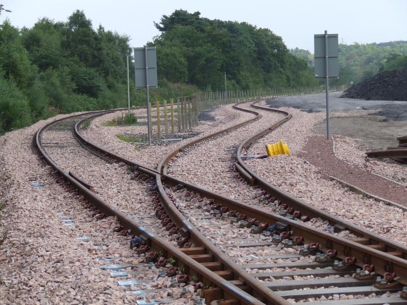 Earlseat Loop on Methil Branch: Here is a photo of the new Earlseat Loop on the Methil Branch in Fife. This is about 500 metres east of the main line connection at Thornton and will allow open-cast coal to be loaded. Photo of Earlseat Loop on Methil Branch