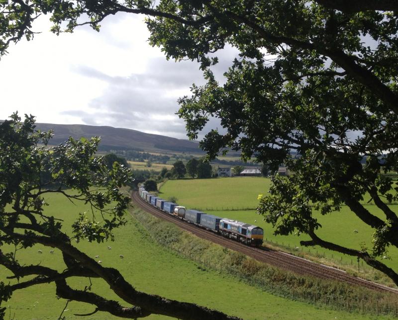 MALCOLM 66434 4A13 passing Blackford: Photo of MALCOLM 66434 4A13 passing Blackford