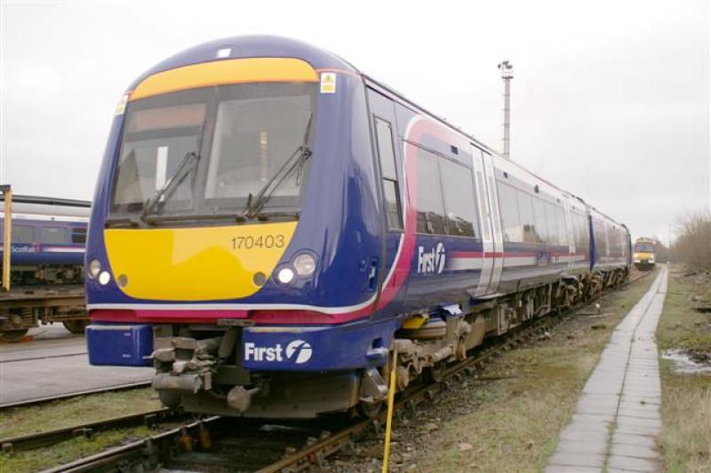 170403: Ex Works in the yard at Railcare Springburn on the 23rd January 2008 Photo of 170403