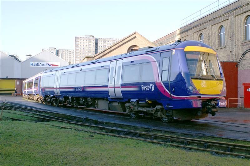 170422: Ex Works outside the Test House at Railcare Springburn on the 6th February Photo of 170422