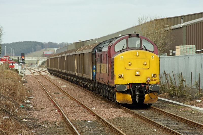 Tractor and Tatties: 37422 at dyce during the first week of 6 with the elgin tatties. Photo of Tractor and Tatties