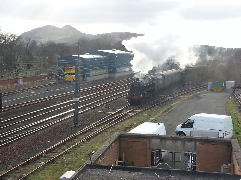 44871 & 45407 @ Craigentinny II: Black 5s 44871 & 45407 shunt the sidings at Joppa. 23/4/13 Photo of 44871 & 45407 @ Craigentinny II