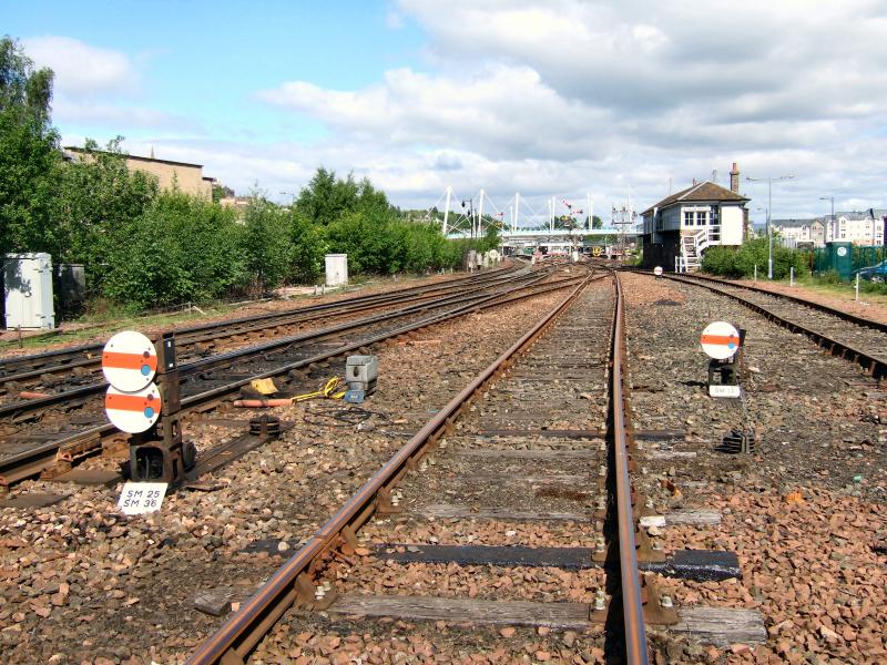 Stirling Middle Engineers Sidings prior to the signals being removed. 1 : Stirling Middle Engineers Sidings prior to the signals being removed. Photo of Stirling Middle Engineers Sidings prior to the signals being removed. 1