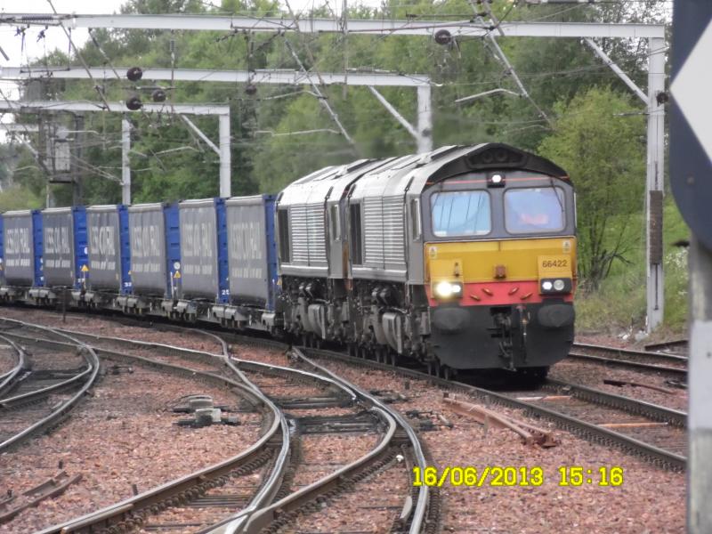4M48 Carstairs: 4M48 on Approach to carstairs with 66422 leading 66425 on 16th june 2012 Photo of 4M48 Carstairs