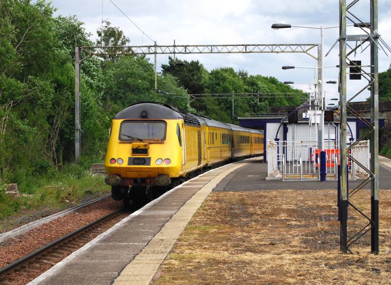NMT Passes Through Kings Park: With 43014 on the rear the NMT Passes through Kings Park Station on a Glasgow central - Newton Run Tue 25/06/13 Photo of NMT Passes Through Kings Park