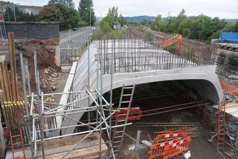 Shore Road Span 5 Con-arches completed last night: Shore Road Span 5 Con-arches were completed last night. 11.09.13 Photo of Shore Road Span 5 Con-arches completed last night