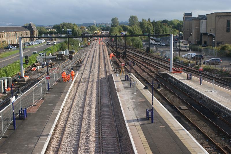 The new layout into P.6, P.9 and P.10 at Stirling: The new layout into P.6, P.9 and P.10 at Stirling on 06.10.13. Photo of The new layout into P.6, P.9 and P.10 at Stirling