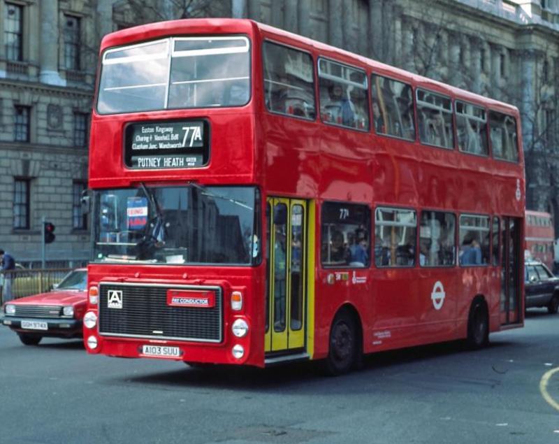 London Transport V3: From Falkirk to London.1984 Volvo Ailsa B55 Alexander RV Photo of London Transport V3
