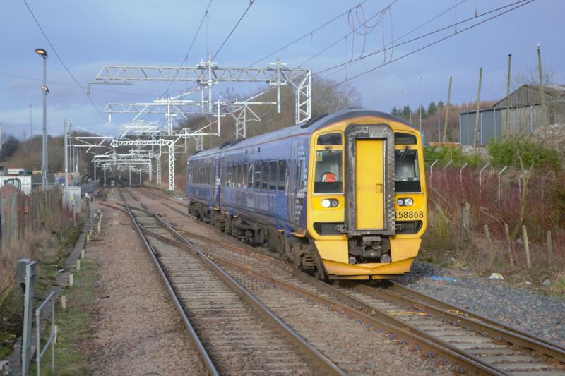158868 2J69 Cumbernauld 22/03/14: Photo of 158868 2J69 Cumbernauld 22/03/14