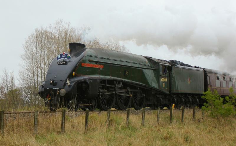 60009 - Union of South Africa on GBV11: Approaching Bridge of Earn en route to Aberdeen Photo of 60009 - Union of South Africa on GBV11