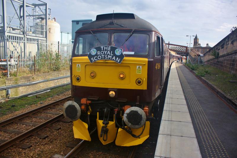 47854 1H89.: first royal scotsman of the 2014 season. Photo of 47854 1H89.