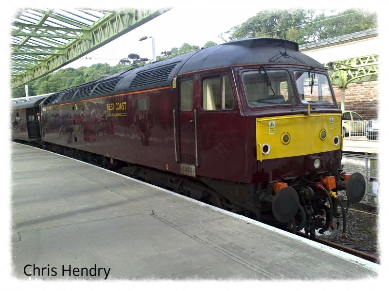 Scotsman at the bay 2: WRC 47746 gets an overnight rest at Wemyss Bay on the Royal Scotsman Photo of Scotsman at the bay 2