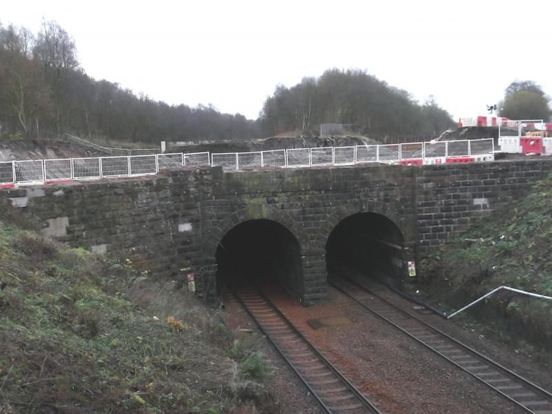 Carmuirs tunnel on Wednesday: Just to show how far down the level of the tunnel at Carmuirs is now down to. This was on Wednesday this week. Photo of Carmuirs tunnel on Wednesday