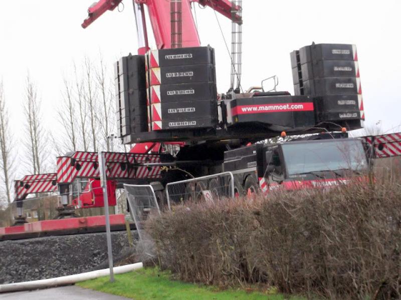 another view of Carmuirs crane: Photo of another view of Carmuirs crane