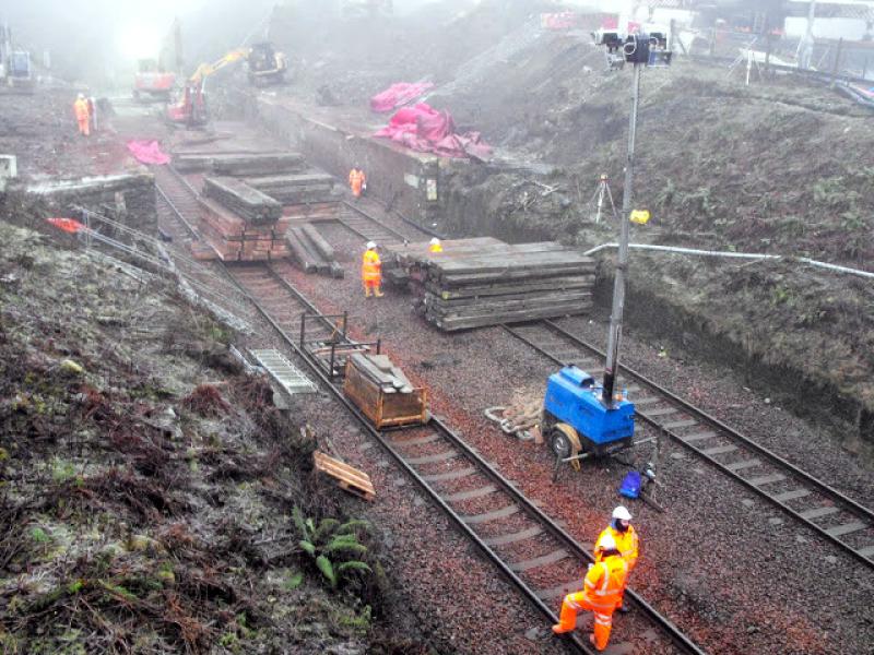 Carmuirs tunnel now gone in the fog: Photo of Carmuirs tunnel now gone in the fog