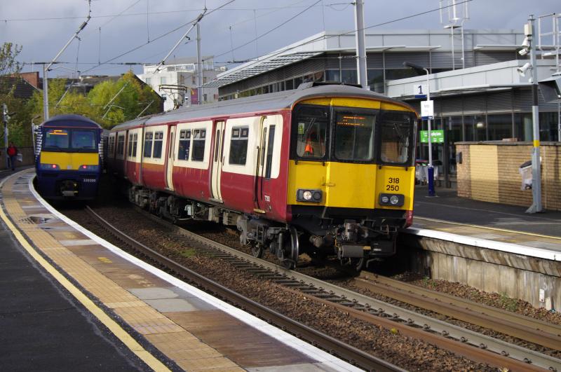 318250: 318250 Partick 20 Oct 14 Photo of 318250
