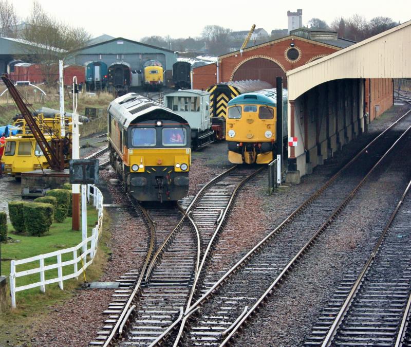 colas 66849 bo'ness 27.12.14.: Photo of colas 66849 bo'ness 27.12.14.
