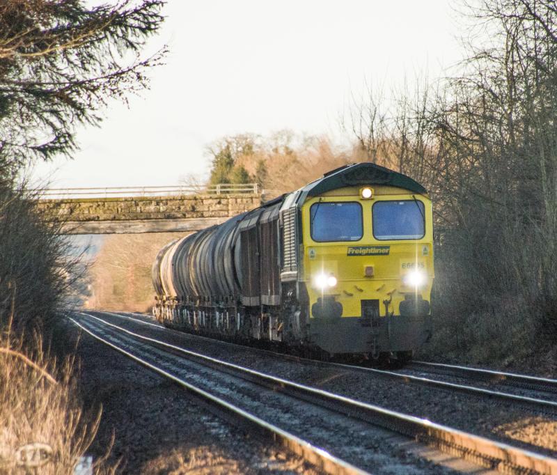 66605: 66605 at Forgandenny. 09/02/15 Photo of 66605