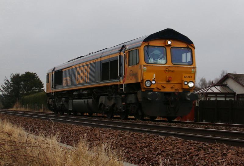 66741 - 0Z73 Perth - Inverness: Photo of 66741 - 0Z73 Perth - Inverness