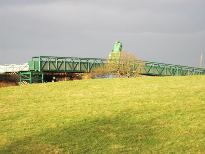 new Greenhill footbridge one: Photo of new Greenhill footbridge one