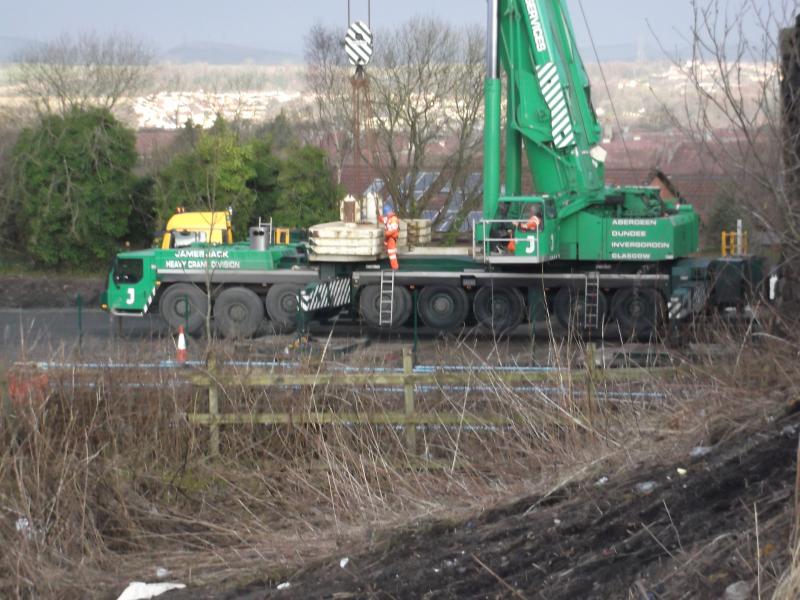 8 axle James Jack crane one: Photo of 8 axle James Jack crane one