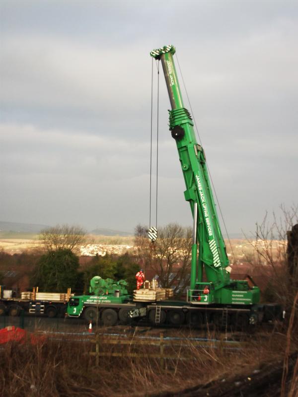 8 axle James Jack crane two: Photo of 8 axle James Jack crane two