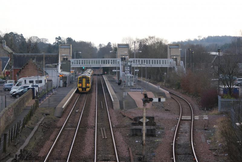 Dunblane view without grey bridge 001: Dunblane view without grey bridge on 15.02.15 Photo of Dunblane view without grey bridge 001