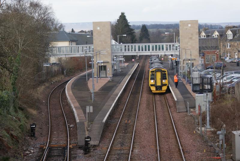 Dunblane view without grey bridge 002: Dunblane view without grey bridge on 15.02.15 Photo of Dunblane view without grey bridge 002