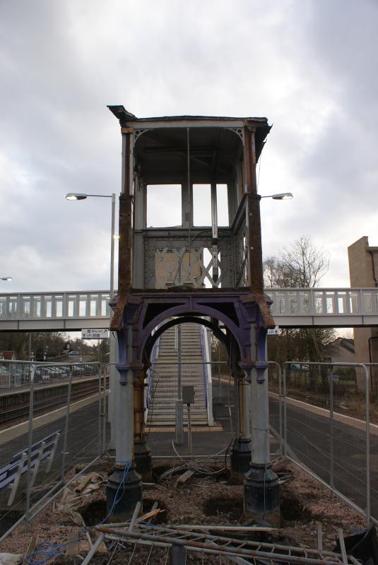 Dunblane grey bridge almost gone 005: Dunblane grey bridge almost gone on 15.02.15 Photo of Dunblane grey bridge almost gone 005