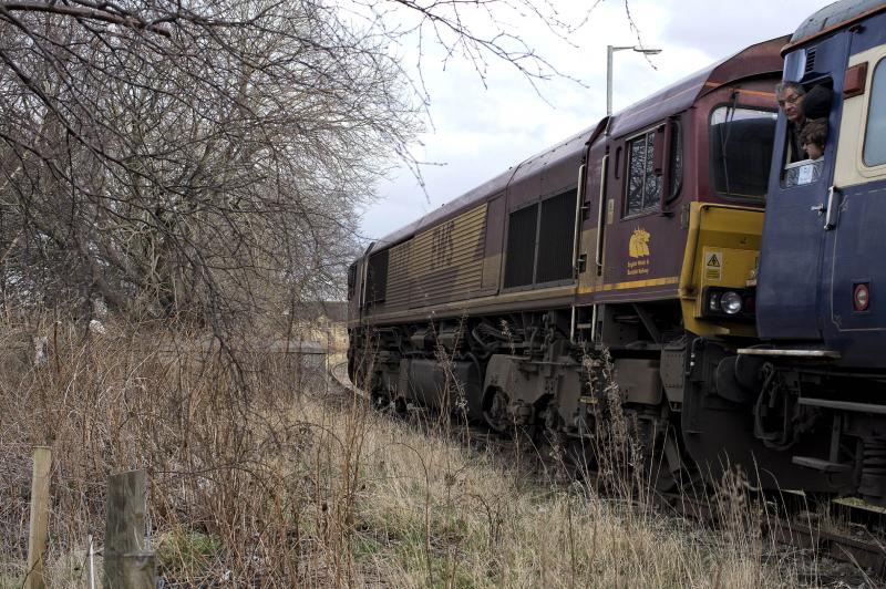 NEAR END OF GLEN LINE STUB AT ELGIN.jpg: GNS REVIVER 15.2.15 Photo of NEAR END OF GLEN LINE STUB AT ELGIN.jpg