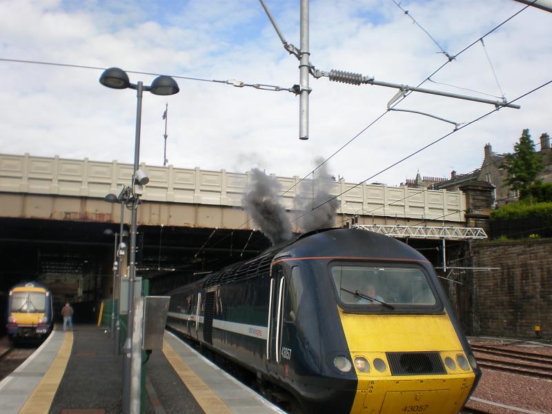 43 057: 43 057 giving it some! Photo of 43 057