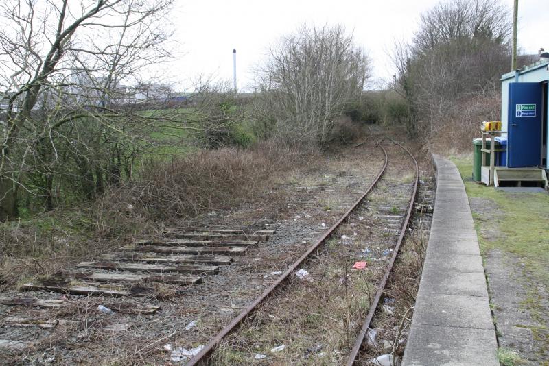 Stanraer Town: The former loop at Stranraer Town. This was used to access Stockton Haulage. phoyo H Docherty Photo of Stanraer Town