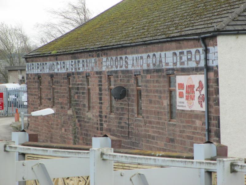 Old signage at Carlisle: Old Maryport and Carlisle signage still visible on this building many years later Photo of Old signage at Carlisle