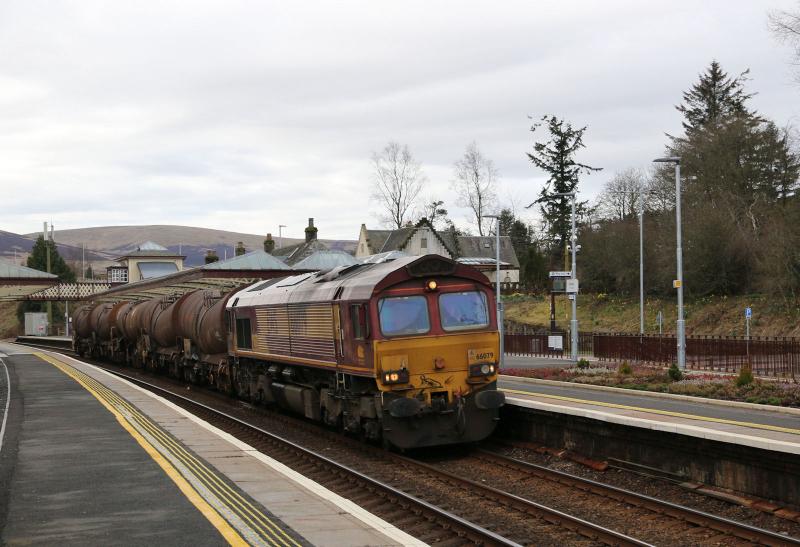 66079_6A32_ Mossend_Aberdeen Waterloo: Passing through Gleneagles Photo of 66079_6A32_ Mossend_Aberdeen Waterloo
