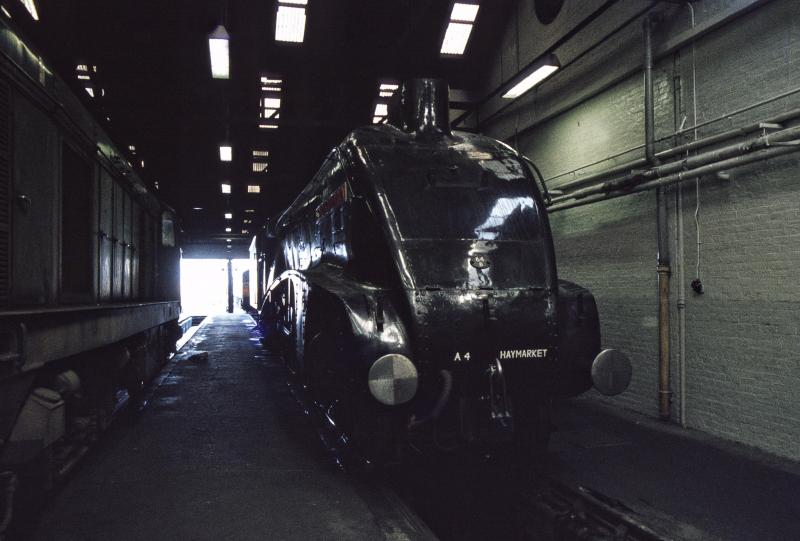 USA FERRYHILL SHED APRIL 1981.jpg: MY THANKS STILL, AFTER ALL THE YEARS, TO THE LATE JIMMY RATTRAY OF FERRYHILL SHED WHO ALLOWED ME TO GET THIS SHOT. Photo of USA FERRYHILL SHED APRIL 1981.jpg