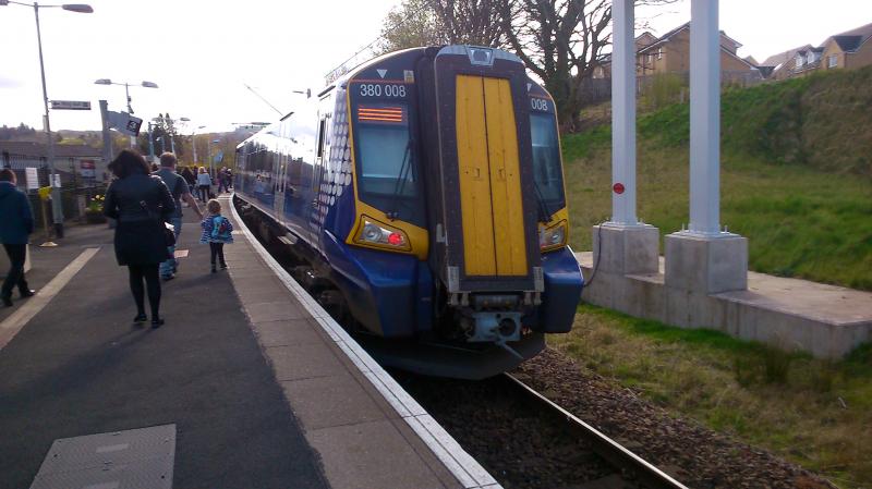 380 008: Inverkip on its way to Glasgow Central Photo of 380 008