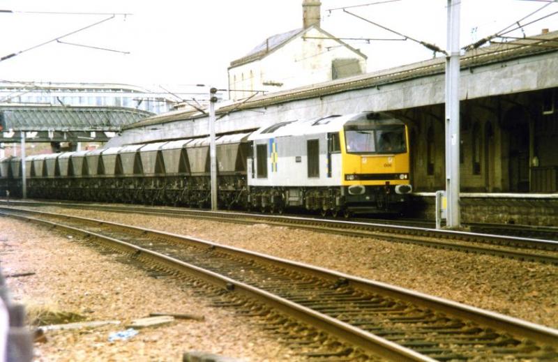 Even more memories: A nearly new class 60 trundles through Carstairs with coal loaded at Ravestruther Photo of Even more memories
