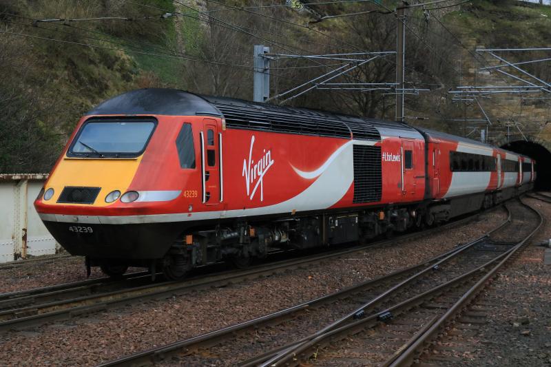 #L for Lewis: 43239 on the rear of the 14.30 Edinburgh to Kings Cross leaving Waverley on 13/03/2016 Photo of #L for Lewis