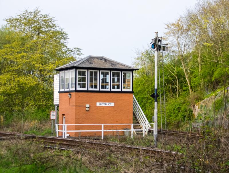 Hilton Junction: Hilton Junction signal box. Photo of Hilton Junction