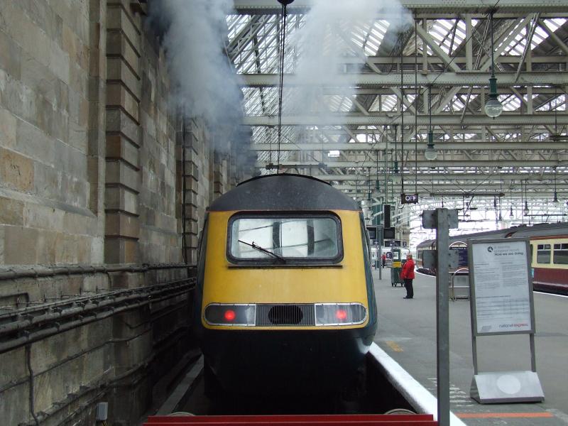 Blast Off: CrossCountry's 43166 departing Glasgow Central for Penzance on 5th June 08 Photo of Blast Off