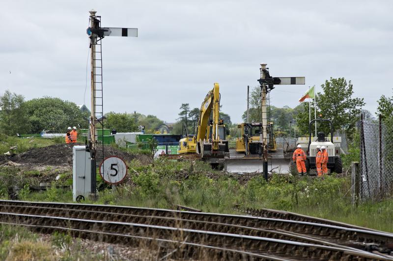 FORRES NEW STATION SITE 24.5.16.jpg: Photo of FORRES NEW STATION SITE 24.5.16.jpg