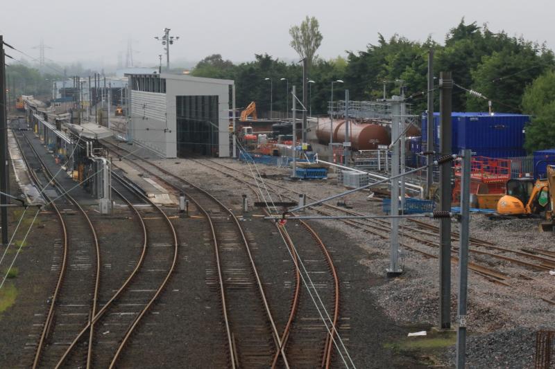 Final track layout at Craigentinny: Final track layout at the western exit of Craigentinny T & RSMD on 27/05/2016 Photo of Final track layout at Craigentinny