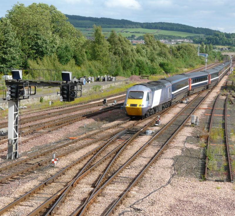 43307 arr Perth with.JPG: Photo of 43307 arr Perth with.JPG