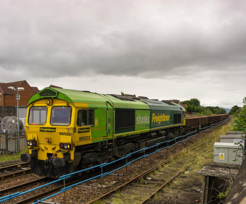 66522 passes Larbert with 6K30 for Mossend. 14.8.16: 66522 passes Larbert with 6K30 for Mossend. 14.8.16 Photo of 66522 passes Larbert with 6K30 for Mossend. 14.8.16